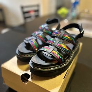 Sequin Dr. Martens Sandals